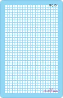 BIG22  Stencil Quadriculado 18x28cm