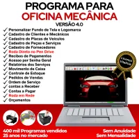 Programa OS Oficina Mecânica, Vendas, Controle de Estoque e Financeiro v4.0 - FpqSystem — imagem principal