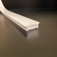 Perfil Flex Embutir Flexivel 15x10mm - mangueira para fita de led  - o metro - Foto 12