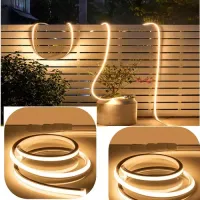 Perfil Flex Embutir Flexivel 15x10mm - mangueira para fita de led  - o metro - Foto 13