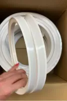 Perfil Flex Embutir Flexivel 20x10mm - mangueira para fita de led  - o metro - Foto 7