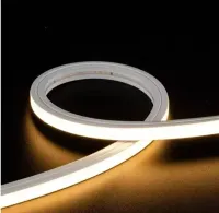 Perfil Flex Embutir Flexivel 12x10mm - mangueira para fita de led  - o metro - Foto 6