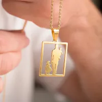 Pingente de prata com banho de ouro 18k personalizado -PIP140 - Foto 2
