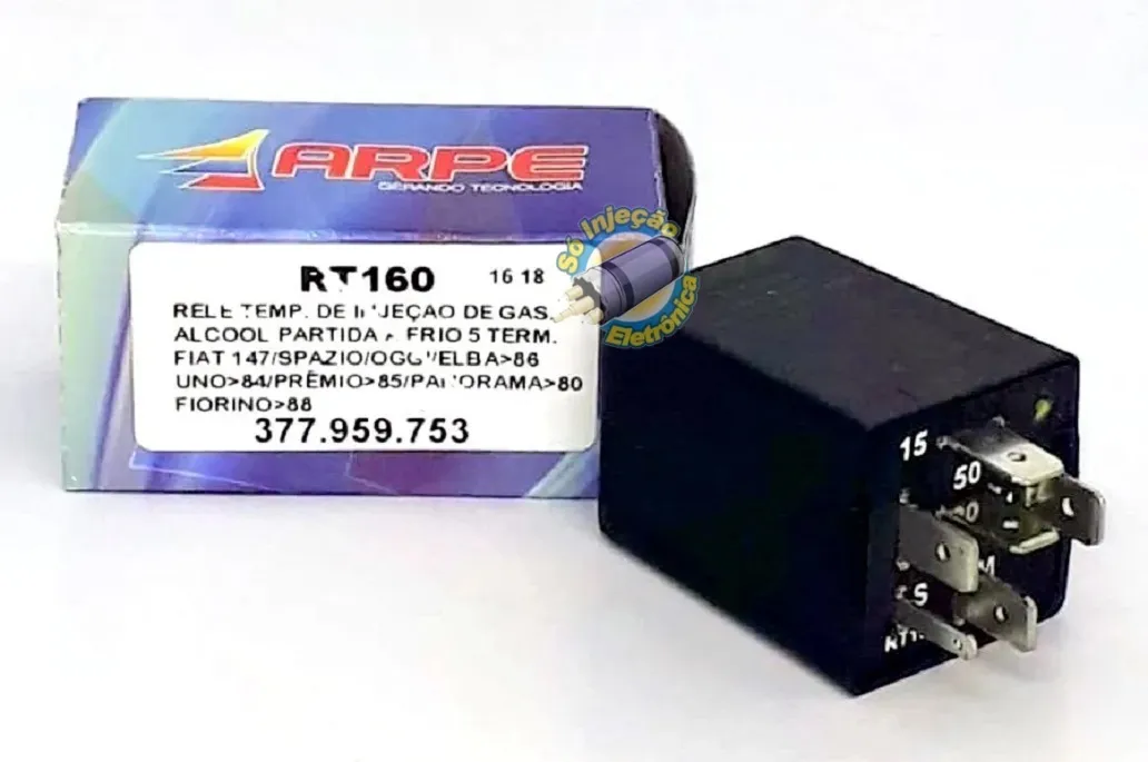 RELE ARPE BOMBA COMBUSTIVEL  6 T  Fiat Uno até .../1984 Fiat 147  1976 até 1986  7507765