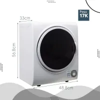 Secadora De Roupa Xi-sec25 2.5k Ideal para Motorhome 220v - Foto 3