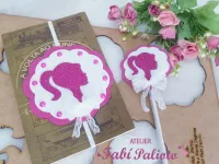 G1.385  Gabarito de Moldes em MDF  Barbie Ponteira e Marca Páginas - Foto 2