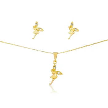 CONJUNTO BRINCO E COLAR    cjf00734