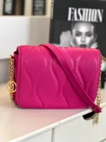 Bolsa Matelassê Birô Rosa Pink - Foto 4