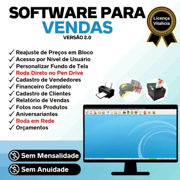 Software Para Controle de Estoque, Pedido de Vendas e Financeiro v2.0 - FpqSystem