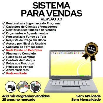 Sistema Controle de Estoque, Pedido de Vendas e Financeiro v3.0 PLUS - FpqSystem