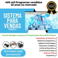 Sistema Controle de Estoque, Pedido de Vendas e Financeiro v6.0 PLUS + WHATSAPP — imagem principal