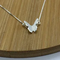 Colar de prata borboleta - 1540 - Foto 2