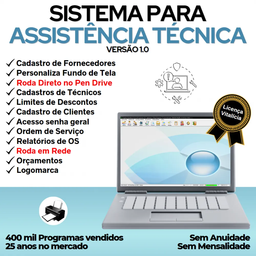 Sistema Assistência Técnica, Ordem de Serviço e Orçamento v1.0 - FpqSystem