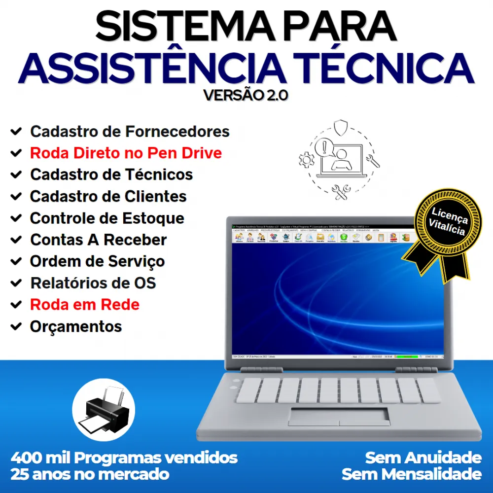 Sistema  para Assistência Técnica com Produtos e Serviços v2.0 - FpqSystem