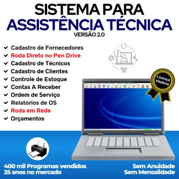 Sistema  para Assistência Técnica com Produtos e Serviços v2.0 - FpqSystem