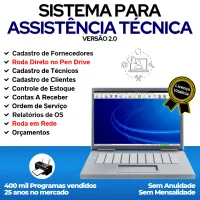 Sistema  para Assistência Técnica com Produtos e Serviços v2.0 - FpqSystem — imagem principal