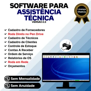 Software  para Assistência Técnica com Produtos e Serviços v2.0 - FpqSystem