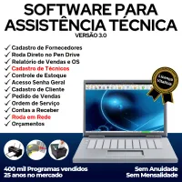 Software Ordem de Serviço Assistência Técnica, Vendas e Estoque v3.0 - FpqSystem — imagem principal