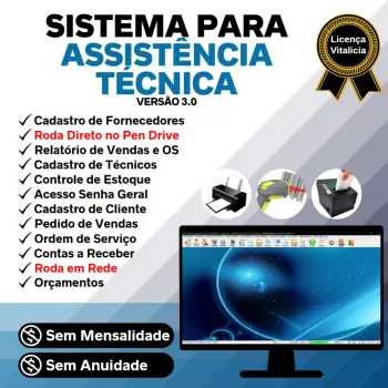 Sistema Ordem de Serviço Assistência Técnica, Vendas e Estoque v3.0 - FpqSystem