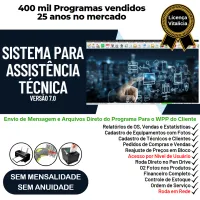 Sistema Ordem de Serviço Assistencia Tecnica, Vendas, Estoque e Financeiro v7.0 Plus + WhatsApp — imagem principal