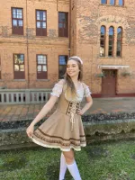 VESTIDO ELABORADO CAMURÇA