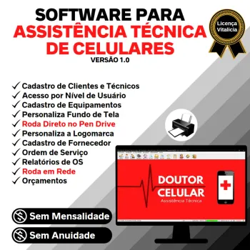 Software Ordem de Serviço Assistência Técnica Celular v1.0
