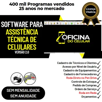 Software Ordem de Serviço Assistência Técnica Celular v2.0