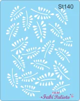 ST140 Stencil Folhagem