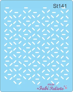 ST141 Stencil Granulado