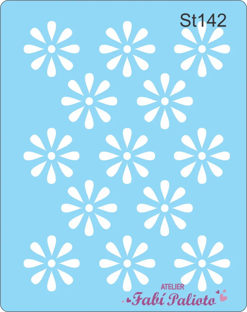 CST142  Stencil Margarida