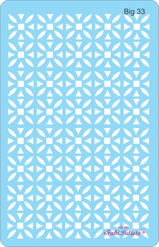BIG33  Stencil Azulejos Portugueses 18x28cm