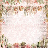 SC-853- Rosê 5 - Papel para Scrapbook Dupla Face - Foto 2