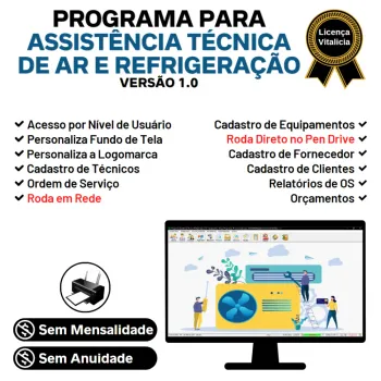 Programa Ordem de Serviço Assistência Técnica Ar e Refrigeração v1.0