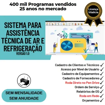 Sistema Ordem de Serviço Assistência Técnica Ar e Refrigeração v1.0