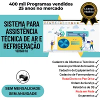 Sistema Ordem de Serviço Assistência Técnica Ar e Refrigeração v1.0 — imagem principal