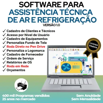 Software Ordem de Serviço Assistência Técnica Ar e Refrigeração v1.0