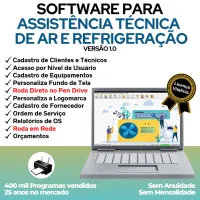 Software Ordem de Serviço Assistência Técnica Ar e Refrigeração v1.0 — imagem principal