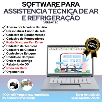 Software Ordem de Serviço Assistência Técnica Ar e Refrigeração v2.0