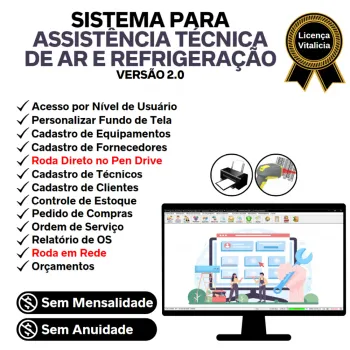 Sistema Ordem de Serviço Assistência Técnica Ar e Refrigeração v2.0