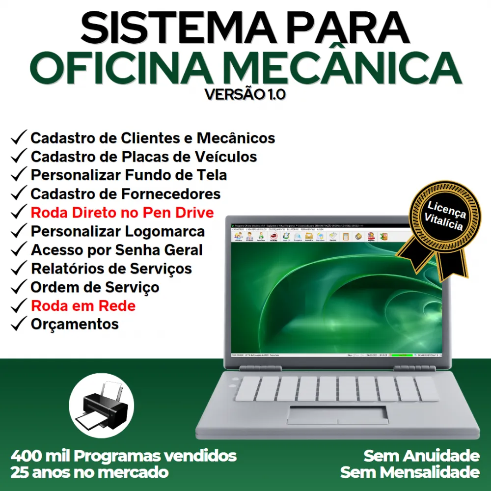 Sistema Ordem de Serviço Oficina Mecânica v1.0