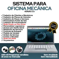 Sistema Ordem de Serviço Oficina Mecânica, Vendas e Controle de Estoque v3.0 - FpqSystem — imagem principal