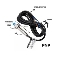SENSOR INDUTIVO M8 2MM PNP LJ8A3-2-Z/BY - Foto 3