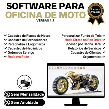 Software OS Oficina Mecânica Moto  v1.1