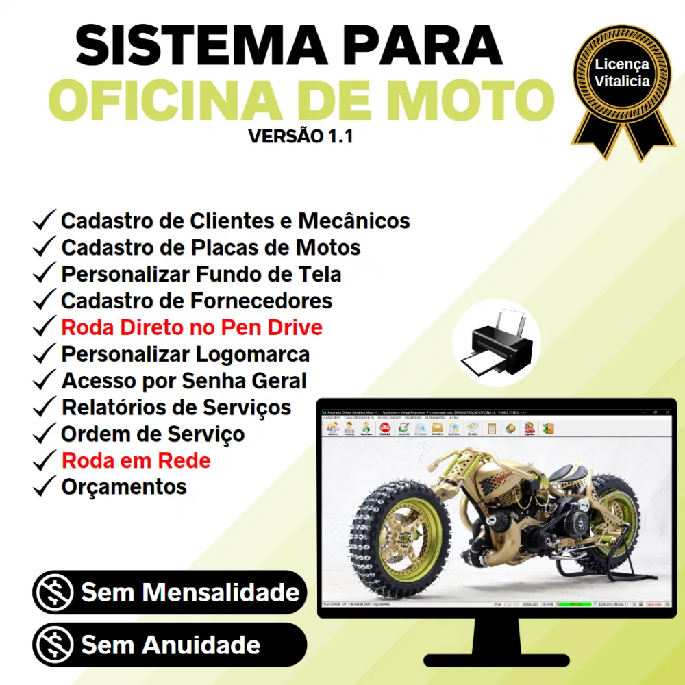 Sistema OS Oficina Mecânica Moto  v1.1