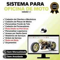 Sistema OS Oficina Mecânica Moto  v1.1 — imagem principal