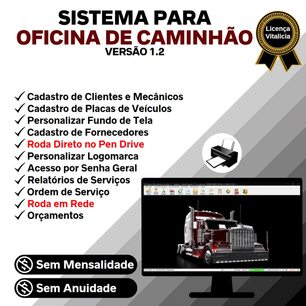 Sistema OS Oficina Mecânica Caminhão v1.2
