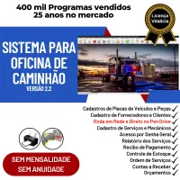 Sistema OS Oficina Mecânica Caminhão + Estoque v2.2 — imagem principal