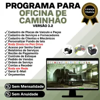 Programa OS Oficina Mecânica Caminhão + Vendas + Estoque v3.2 — imagem principal