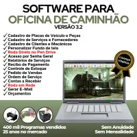 Software OS Oficina Mecânica Caminhão + Vendas + Estoque v3.2 — imagem principal