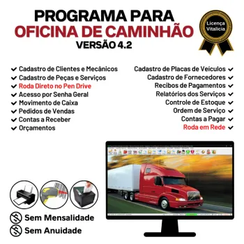 Programa OS Oficina Mecânica Caminhão + Financeiro v4.2